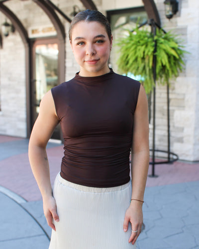 Yve Mock Neck Top