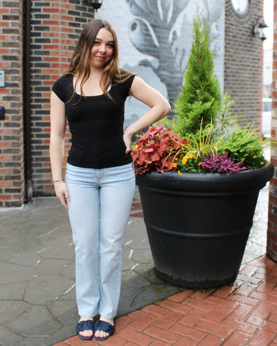 Scootie Scoop Neck Tee