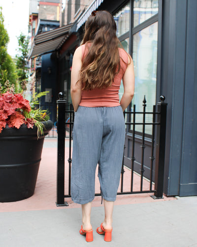 Gianna Ruched Gaucho Pants