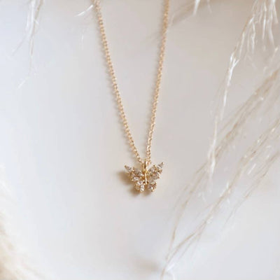 Butterfly Crystal Necklace