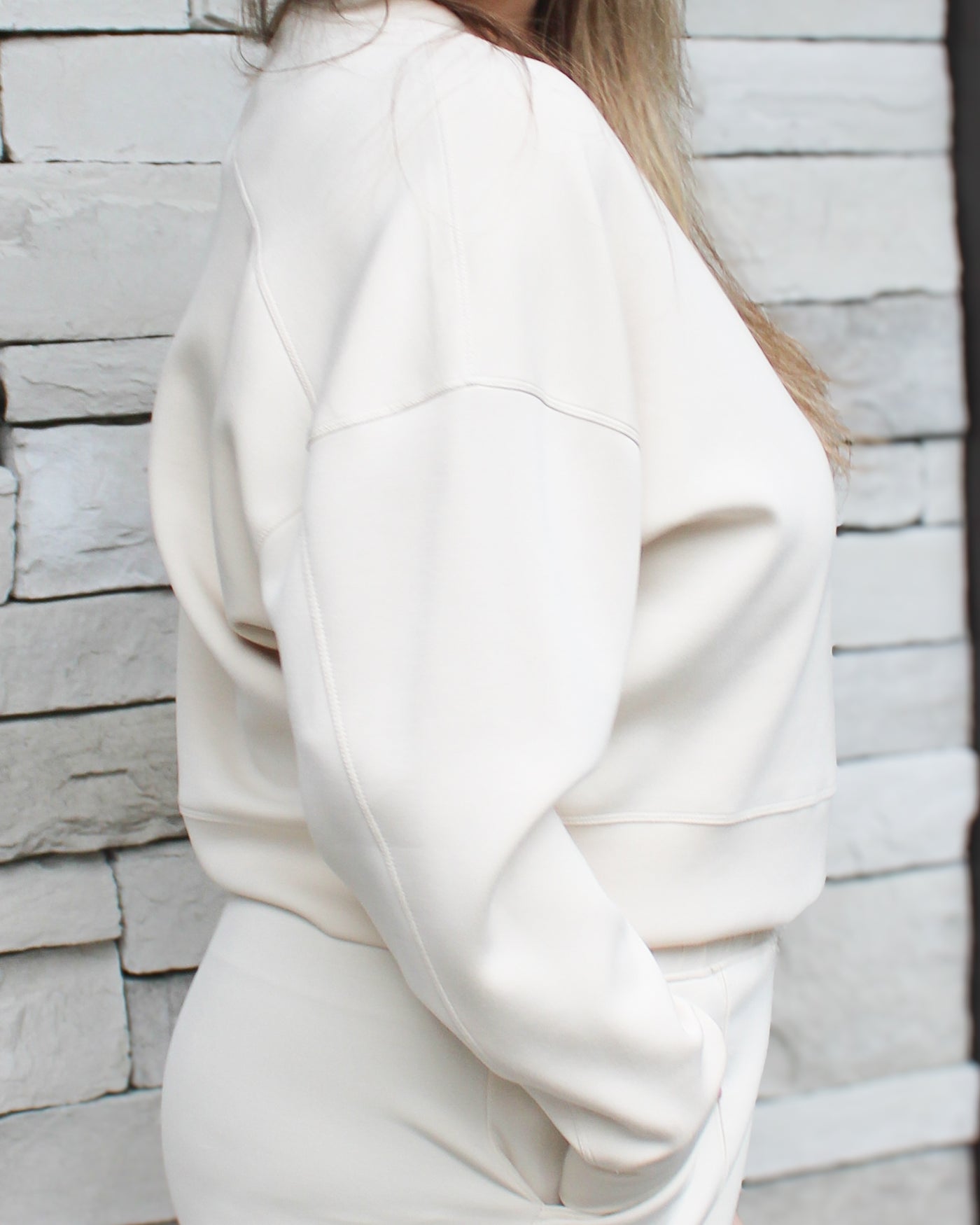 Lucie Solid Soft Knit Pullover