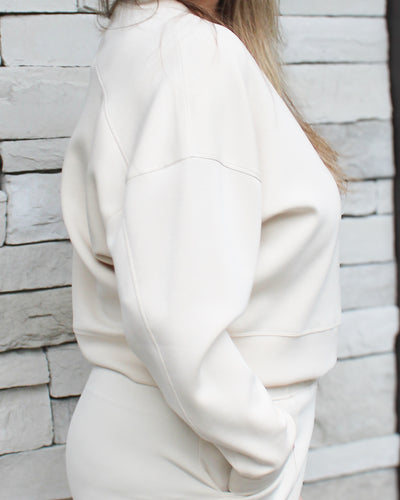Lucie Solid Soft Knit Pullover
