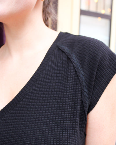 V-Neck Short Sleeve Dress