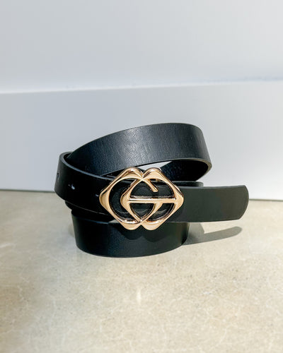 Gold Double Buckle Belt