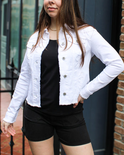 Fringe Twill Jacket