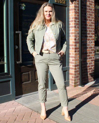 Slim Pant with Belt