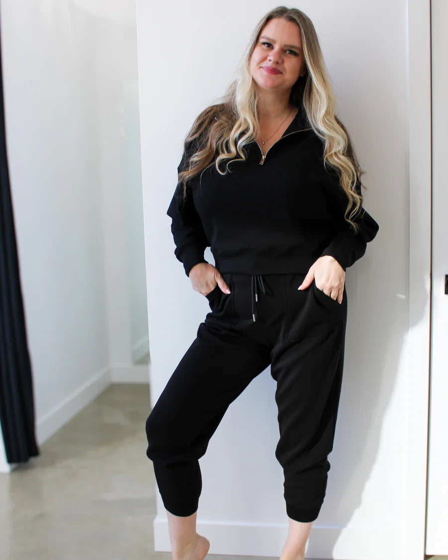 Mailyn Soft Knit Half Zip