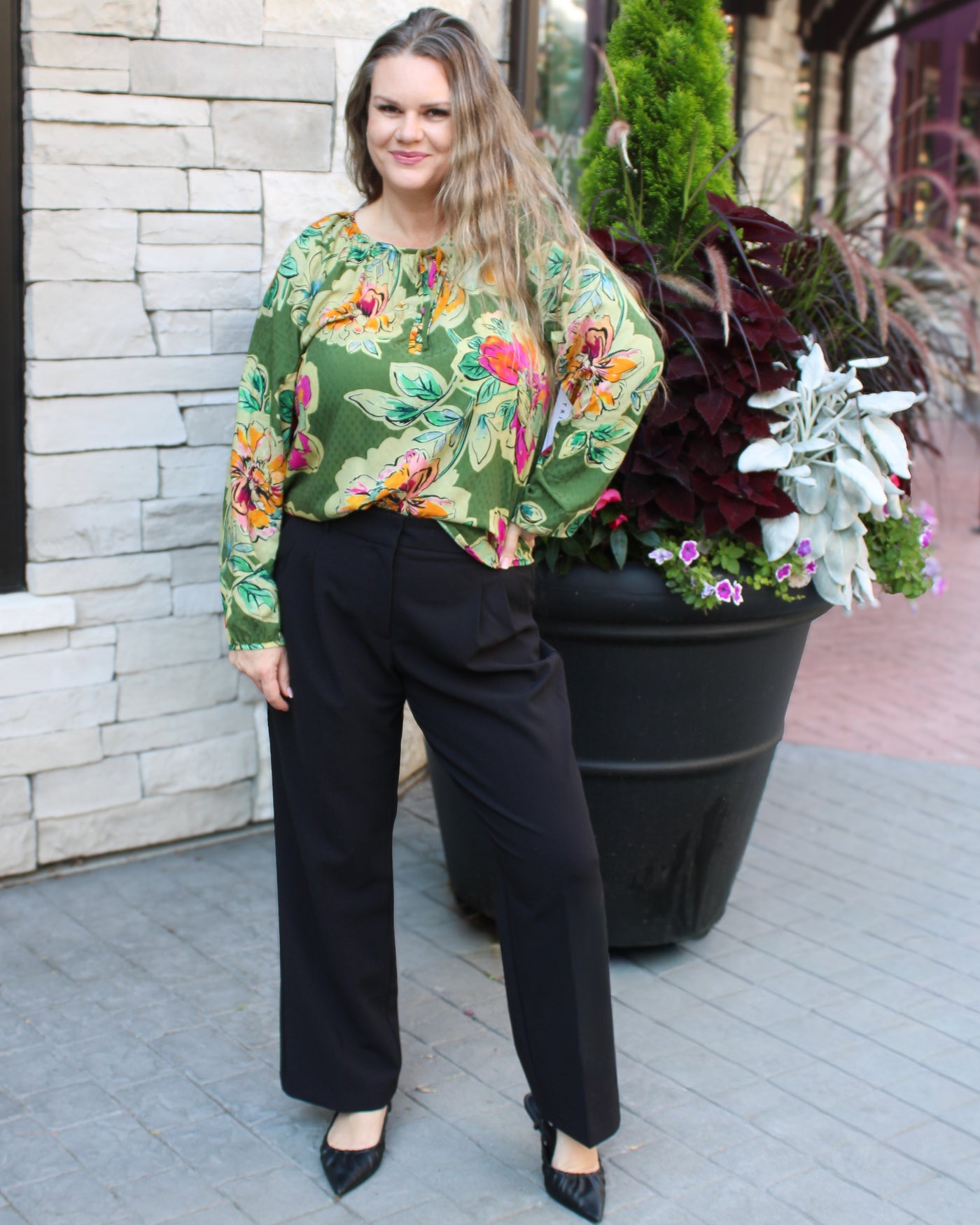 High Rise Trouser with Pleats