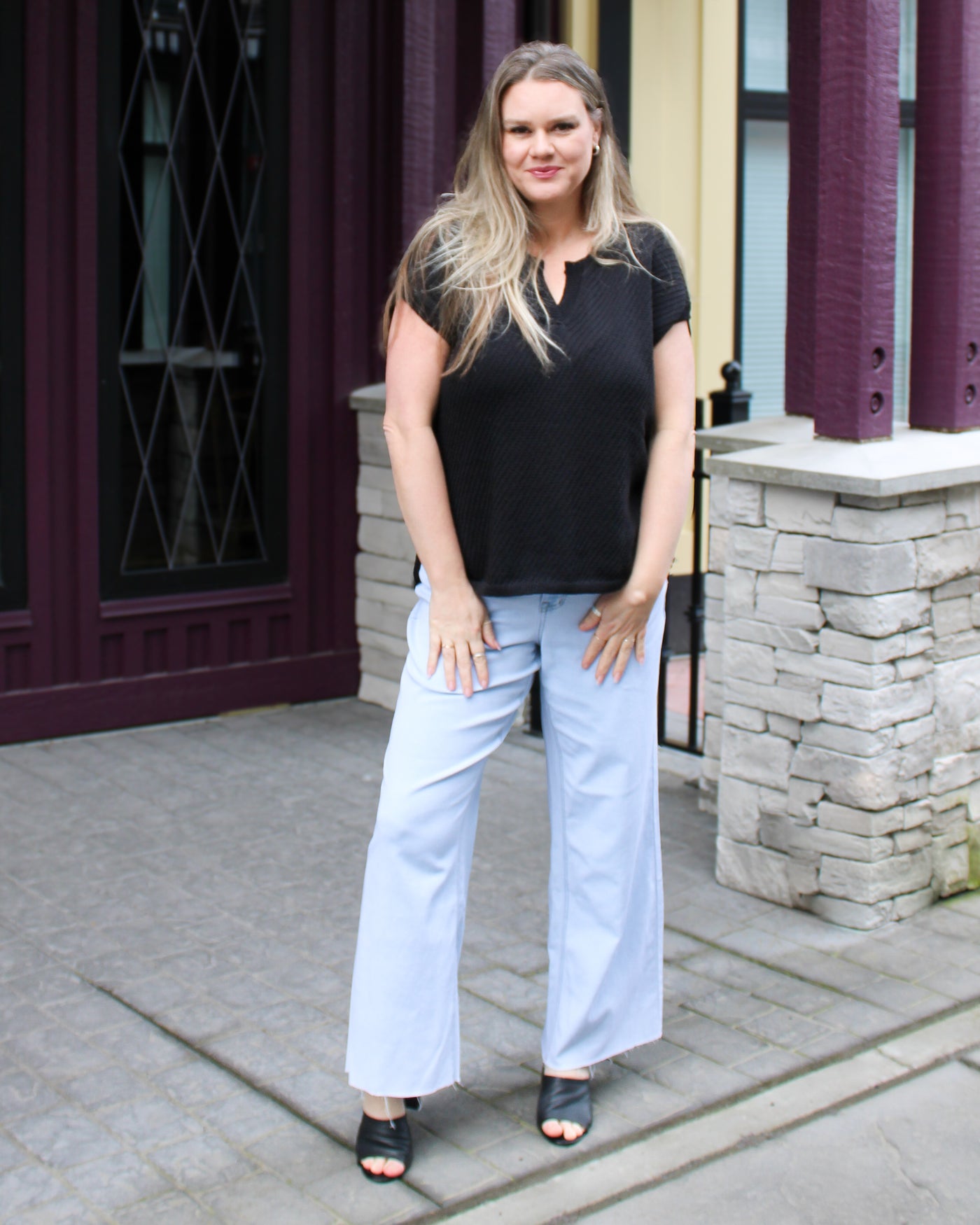 Brooke Limitless Stretch Wide Leg Jeans