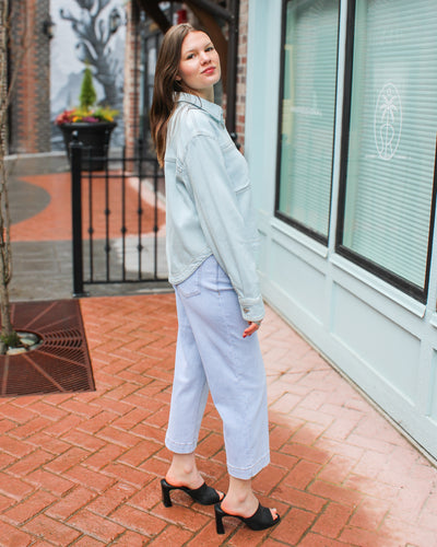 Light Denim Overshirt