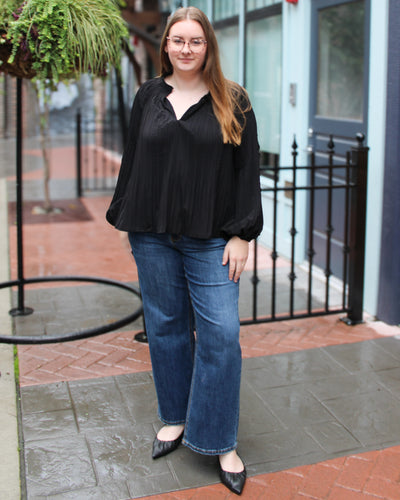 Ruffle Collar Blouse