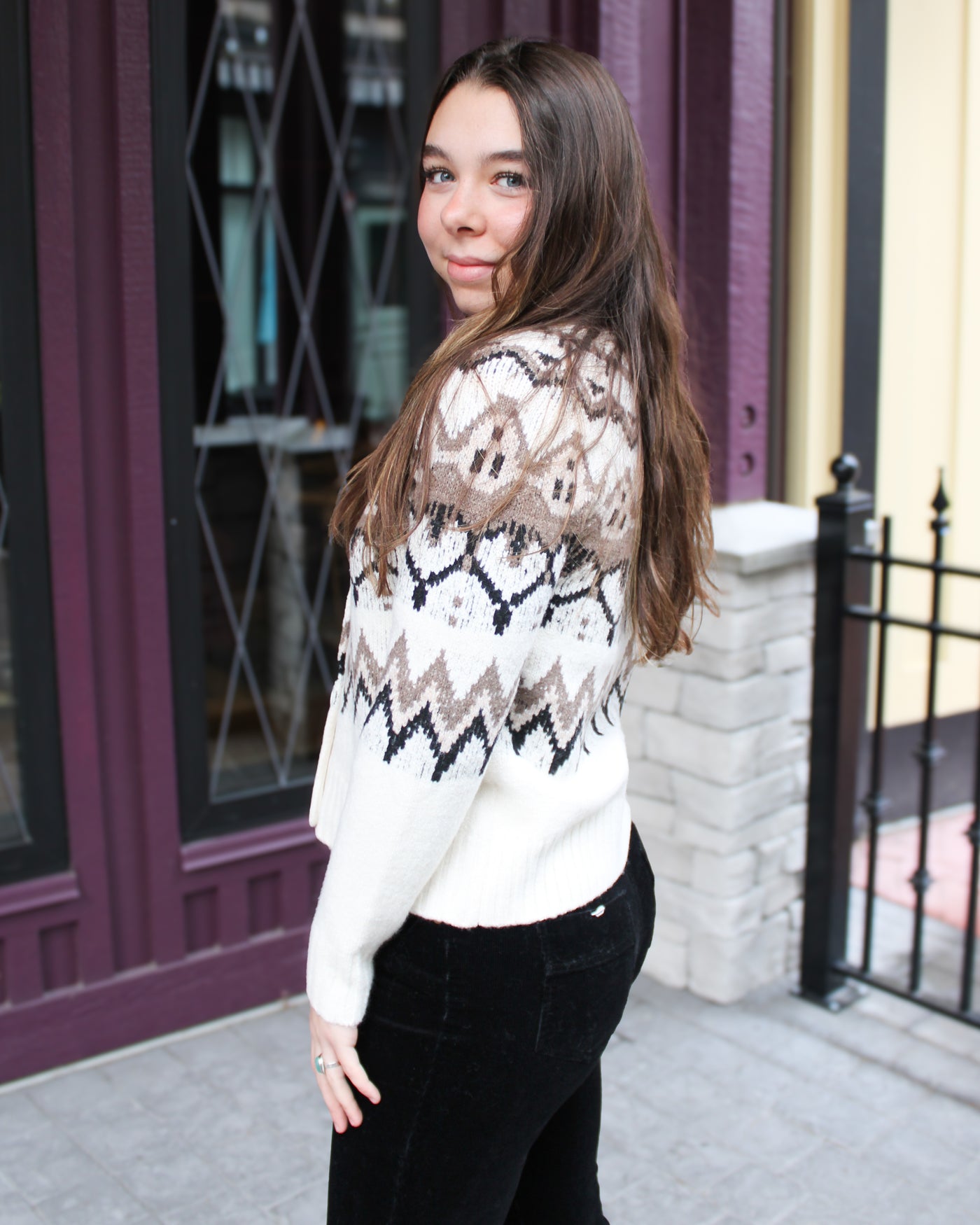 Button Front Sweater Cardigan