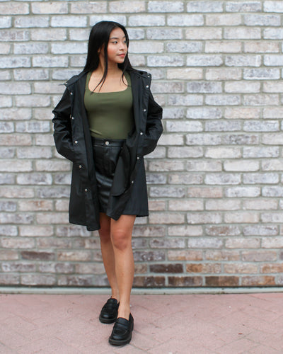 Sky A-Line Rain Coat