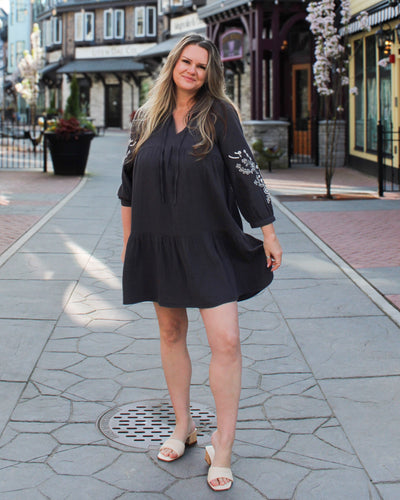 Rua Embroidered Dress