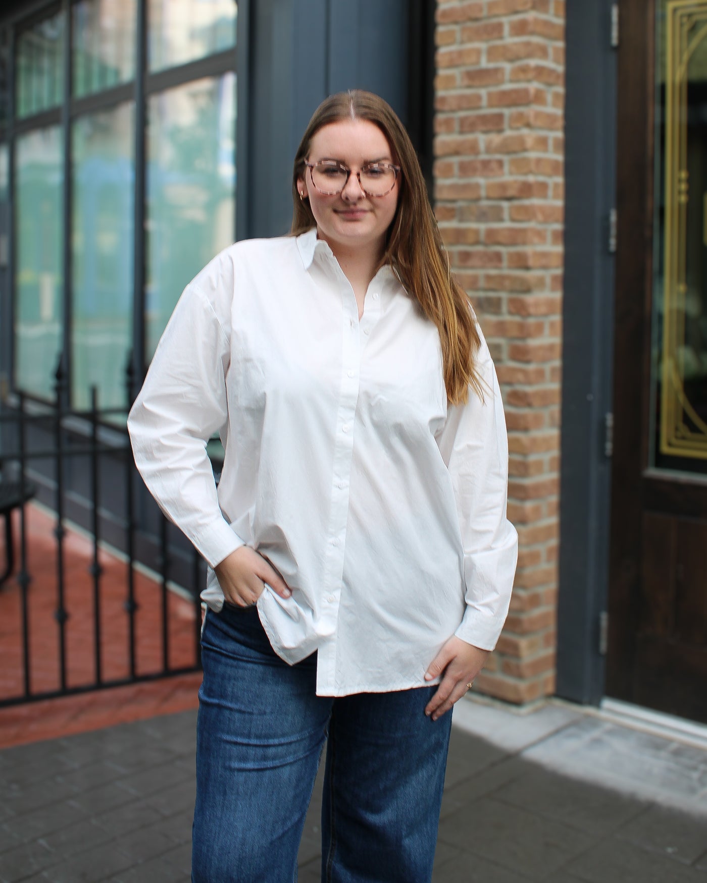 Funila Button Up Blouse