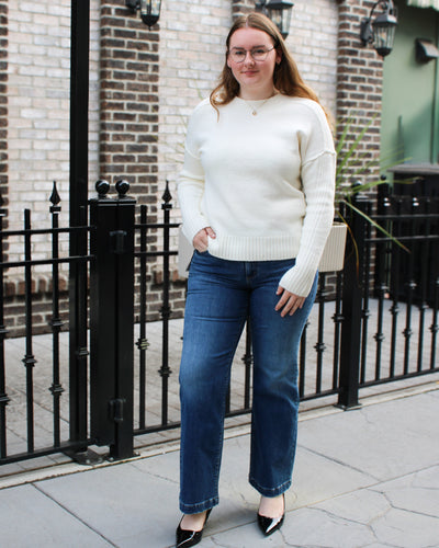 Parm Mock Neck Pullover
