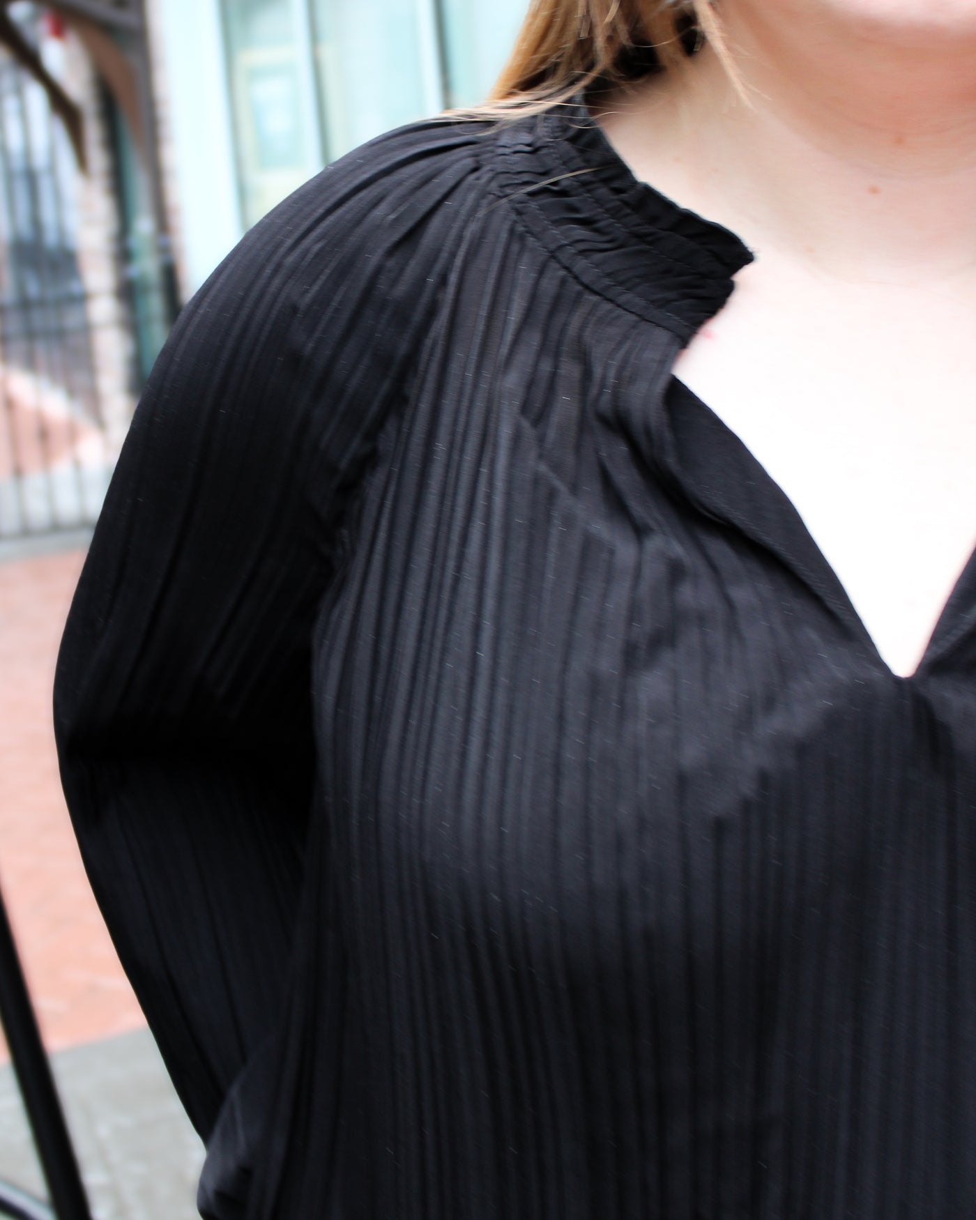 Ruffle Collar Blouse