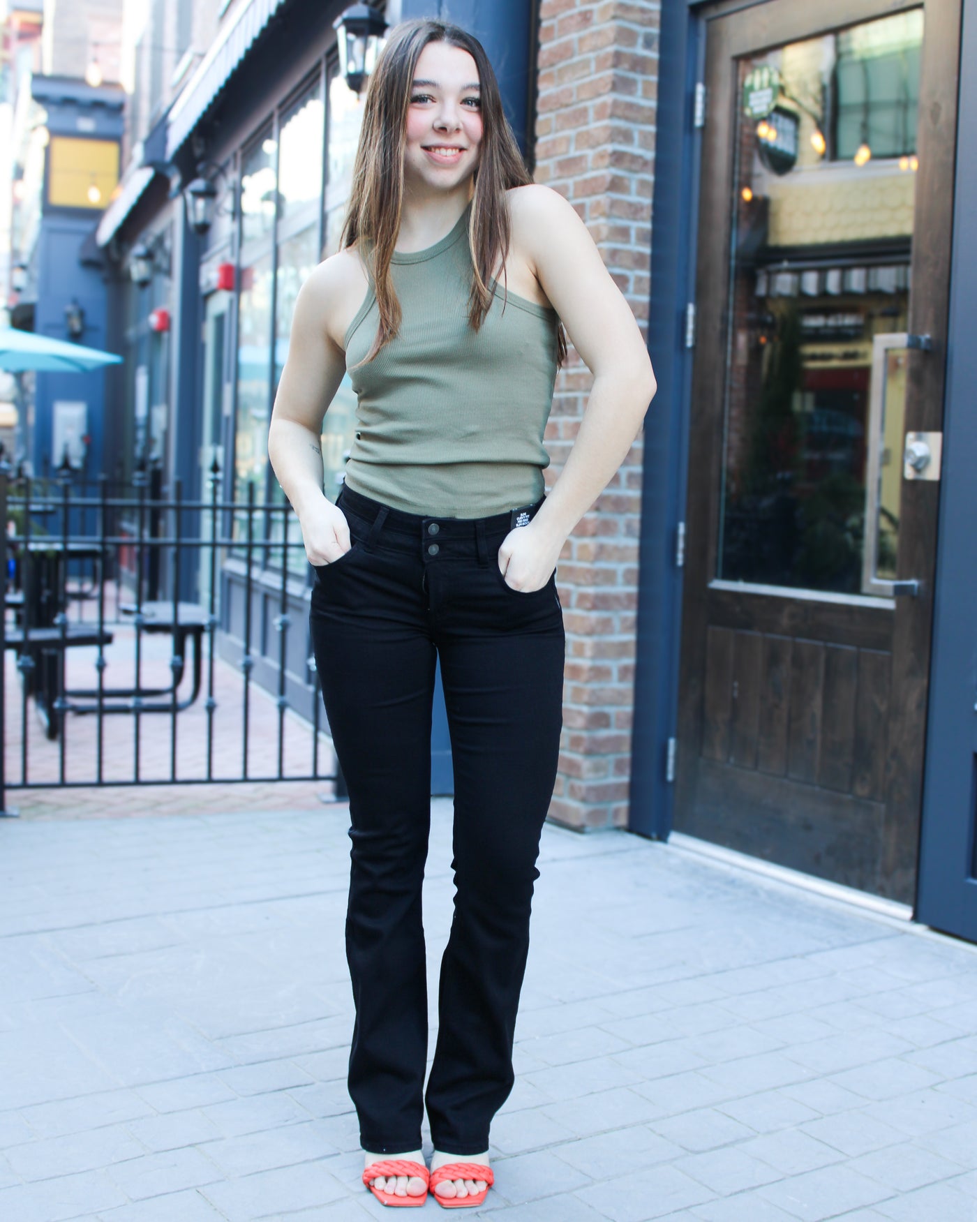 Suki Slim Bootcut Jeans