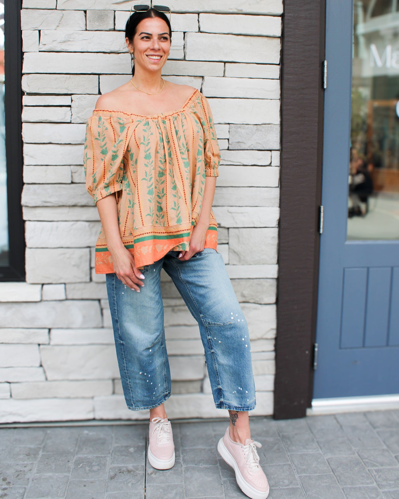 Santorini Printed Tunic