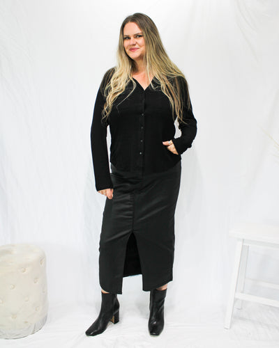 Soft Knit Button Down