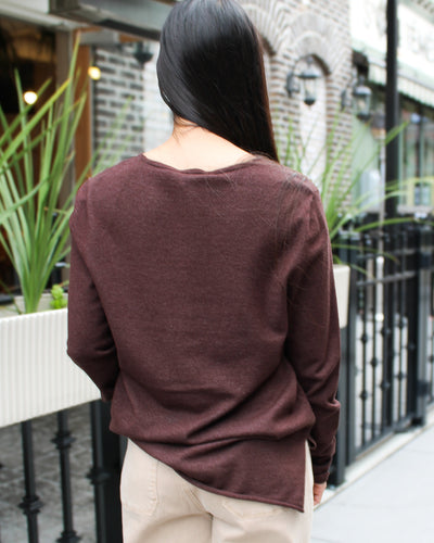 Basic Long Sleeve V-Neck Sweater