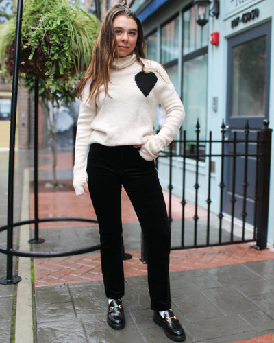 Intarsia Heart Sweater