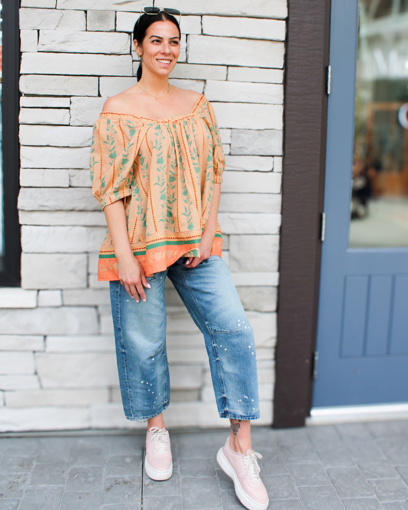 Santorini Printed Tunic