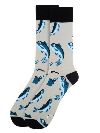 Men’s Printed Crew Socks