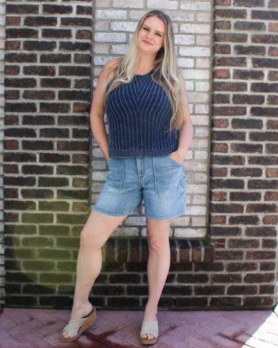 Halter Knit Sweater Tank