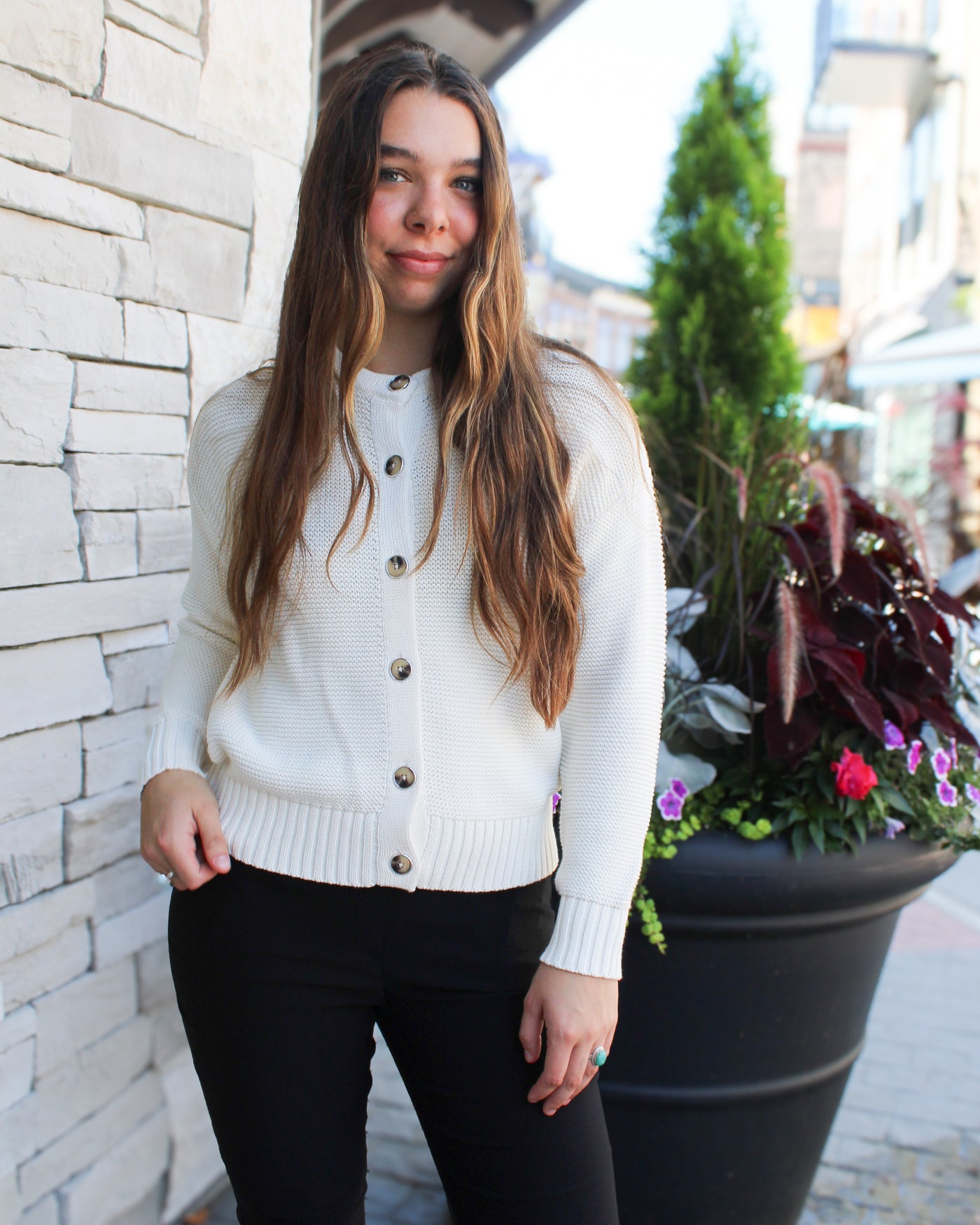 Button Front Cardigan