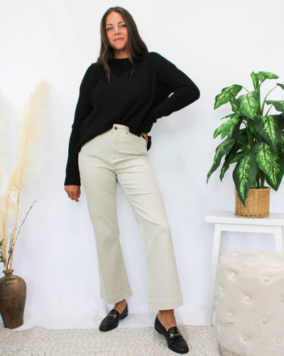 Fly Front Microflare Pant