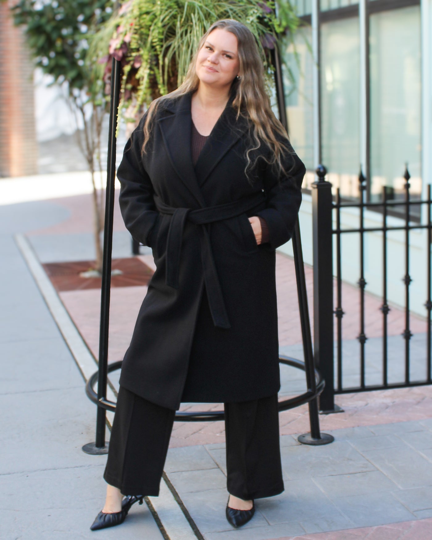 Jannet Belted Long Coat