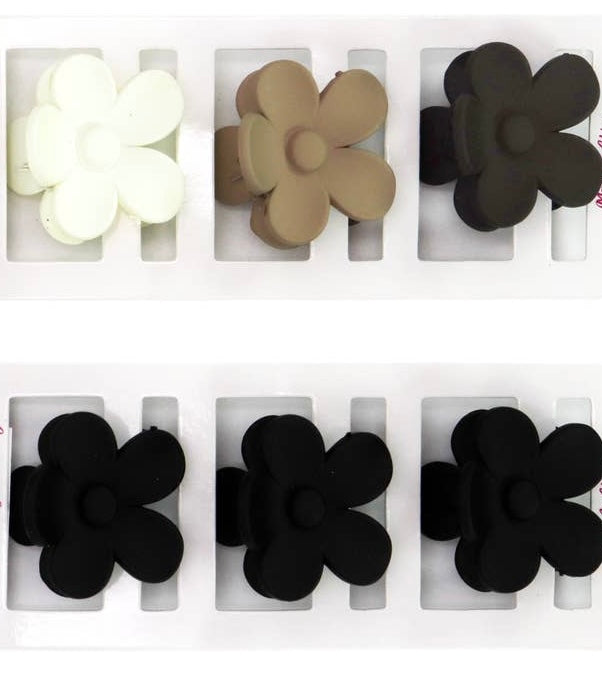 Flower Mini 3pc Hair Claw