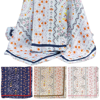Decorative Faux Silk Scarf