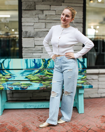 Calista Crew Neck Cardigan