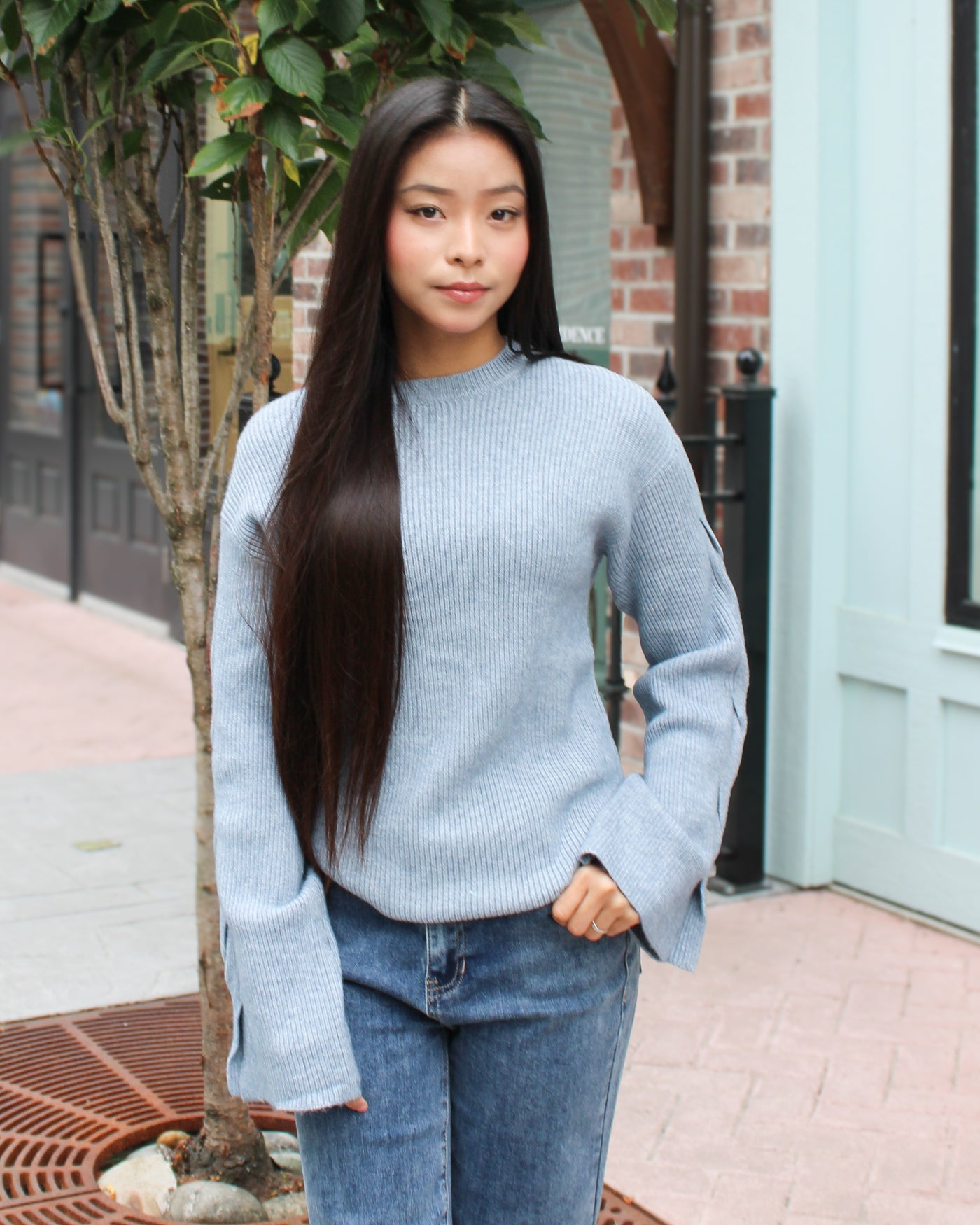Cables Detail Sweater