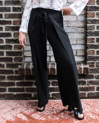 Breanne Wide Leg Overlap Trousers