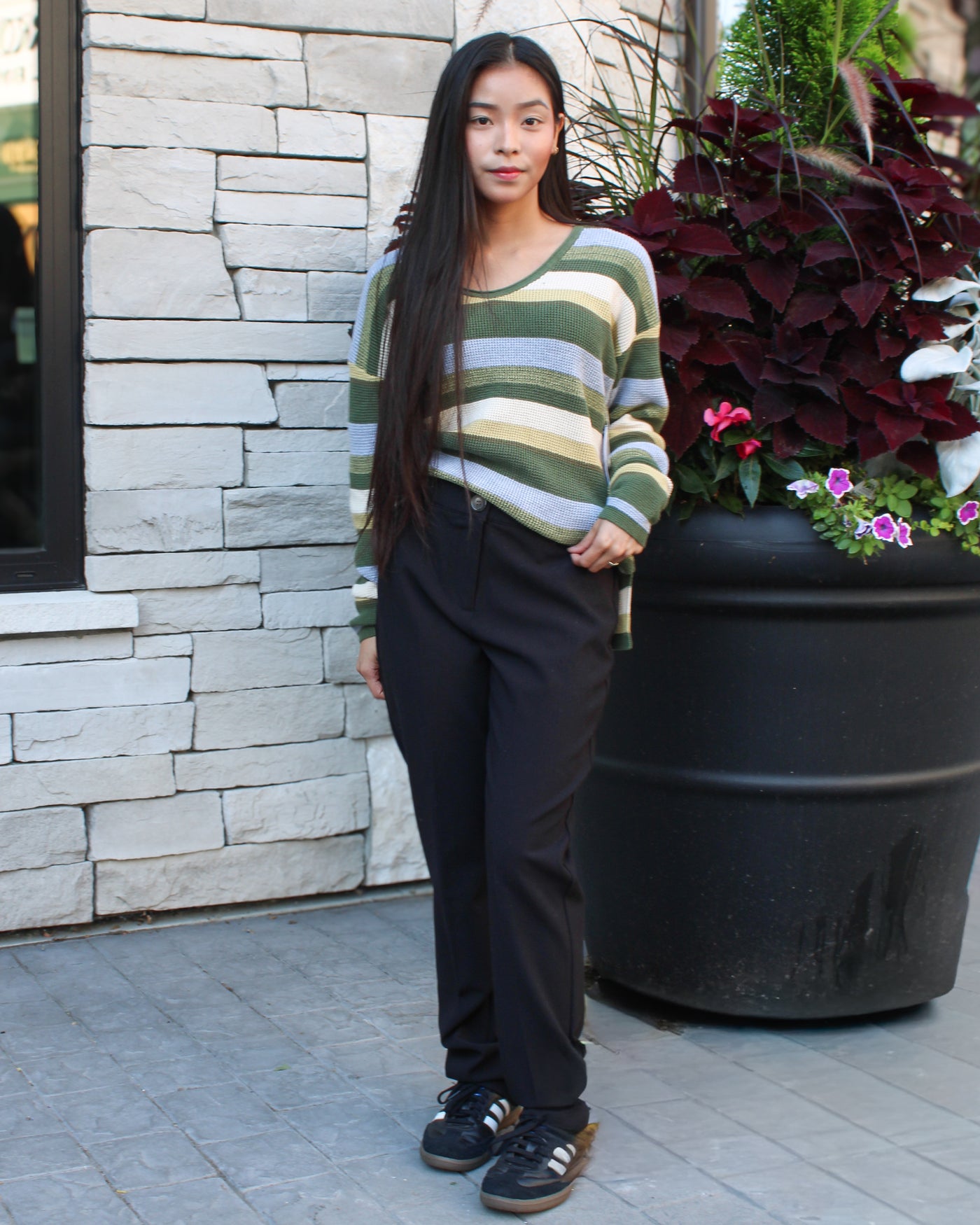 Chive U-Neck Sweater