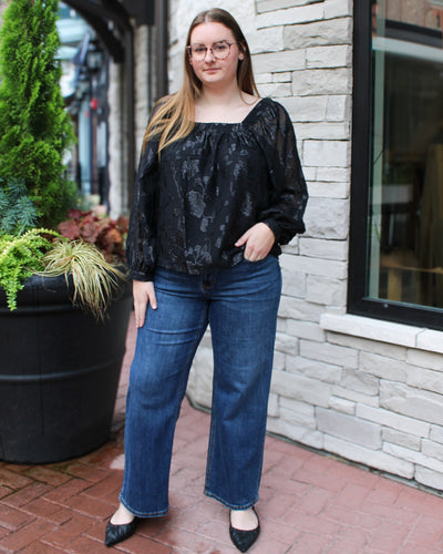 Lined Square Neck Blouse