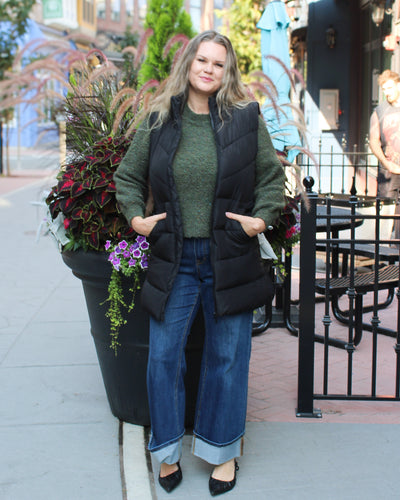 Dalcon Long Puffer Vest