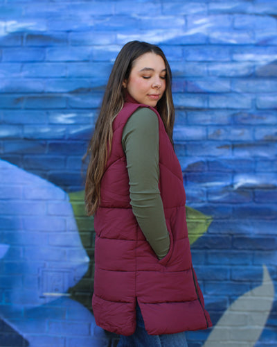 Dalcon Long Puffer Vest