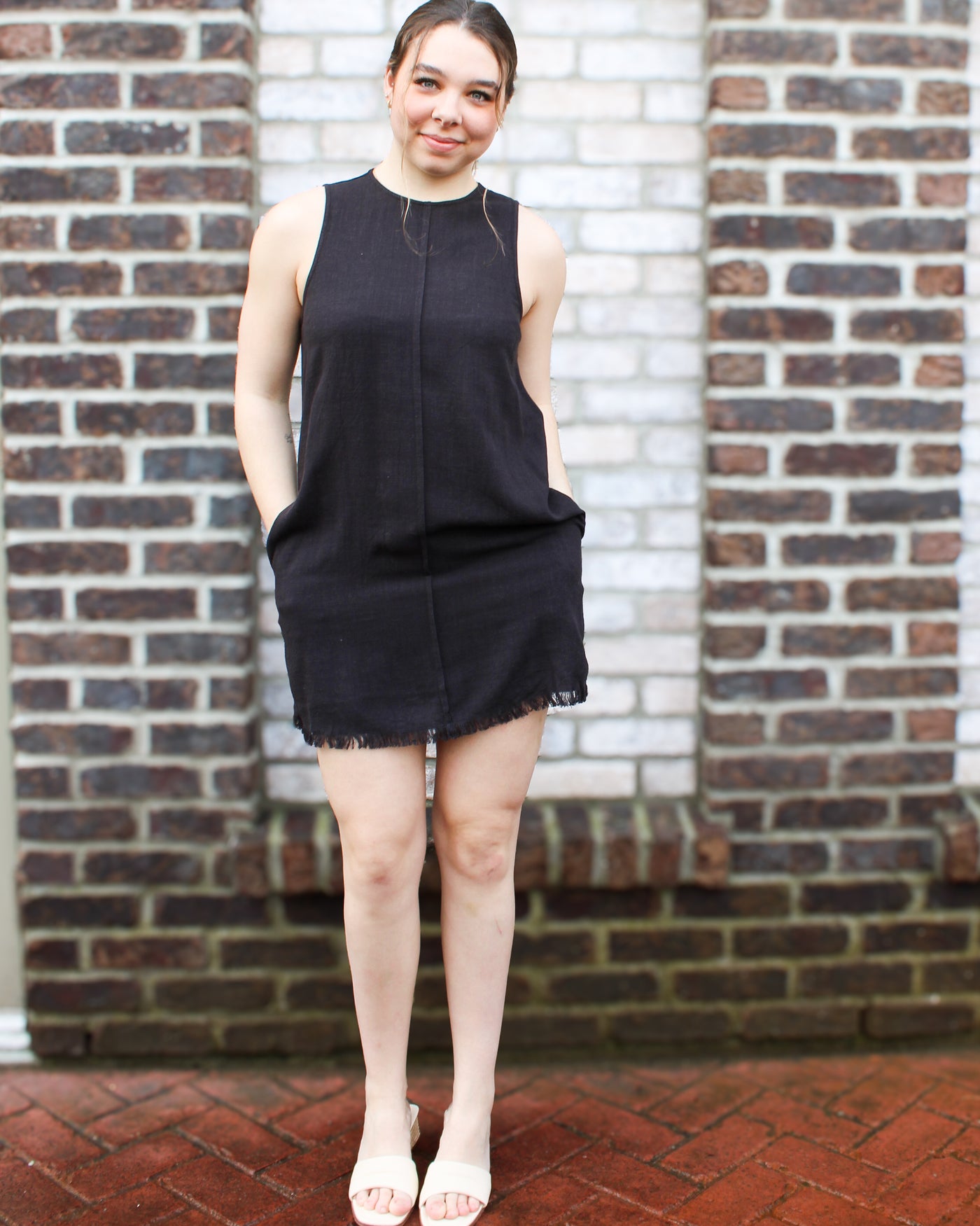 Leilani Short Linen Dress