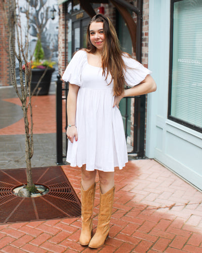 Leilani Voluminous Linen Dress