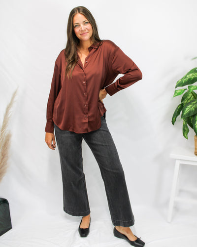 Audrey Pull On Wide Leg Jeans
