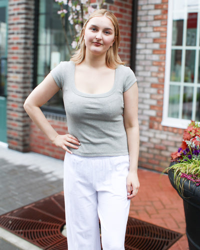 Scootie Scoop Neck Tee