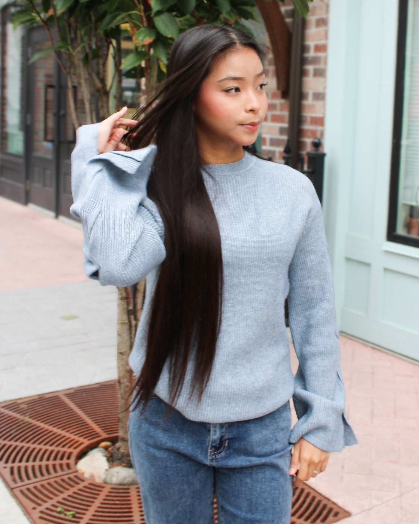 Cables Detail Sweater