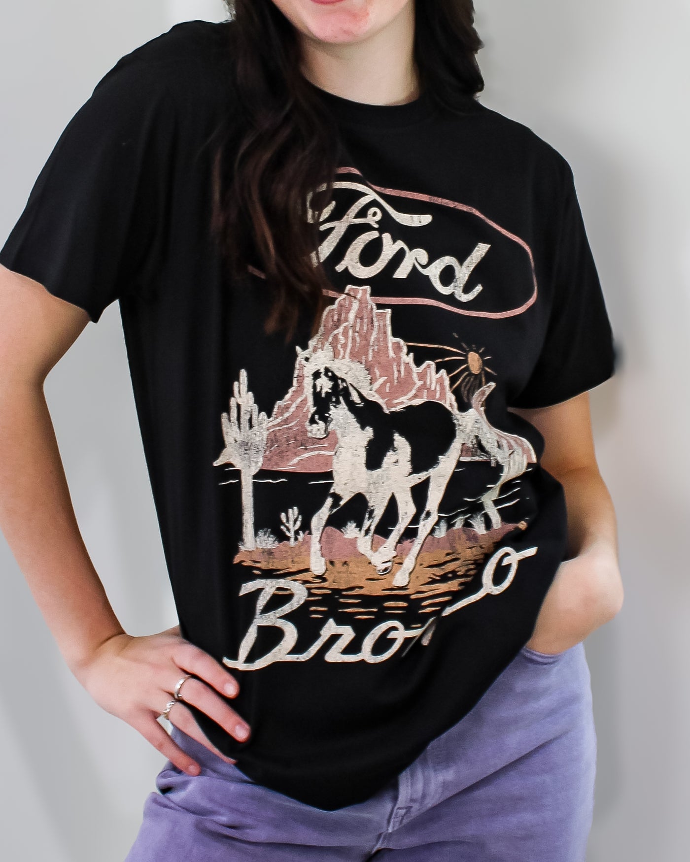 Ford Bronco Horse Graphic Tee