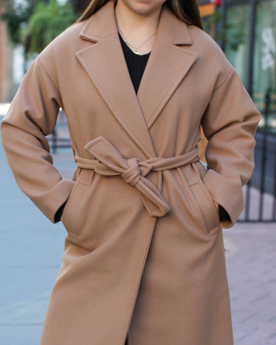 Jannet Belted Long Coat