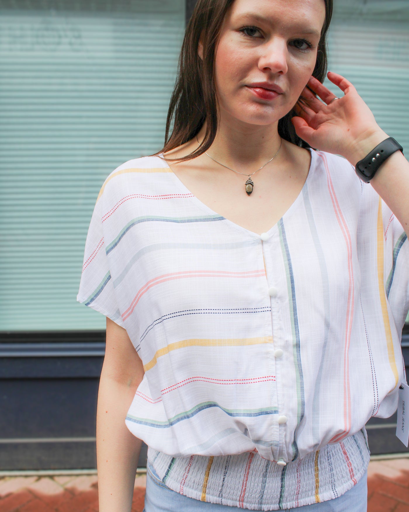 Bayberry Popover Blouse