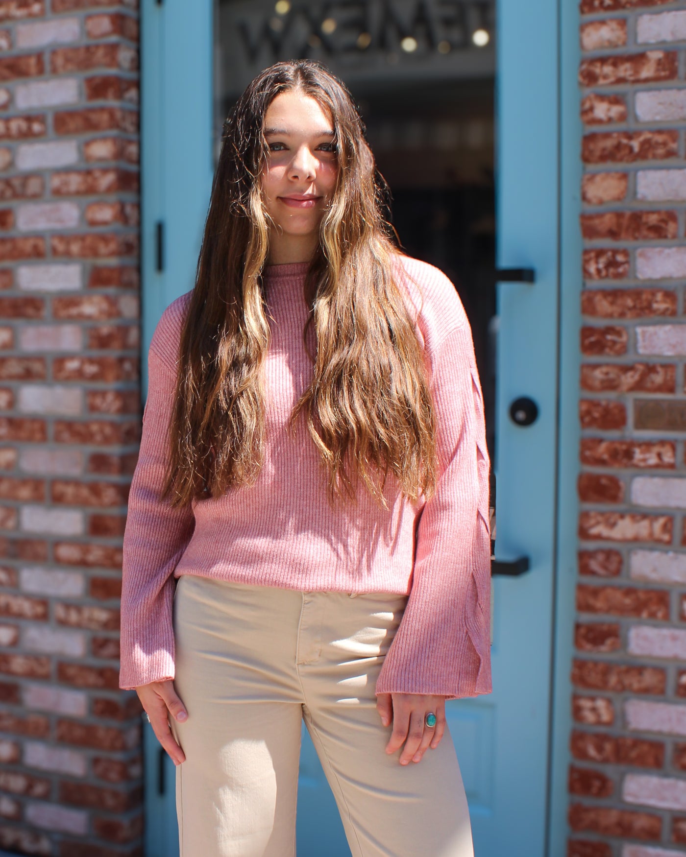 Cable Detail Sweater
